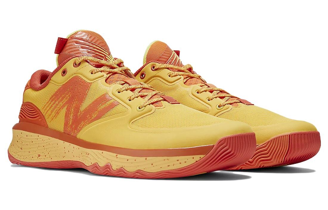 Кроссовки New Balance Hesi Vintage Basketball Shoes Men Low-top Orange, цвет Orange — фото 2