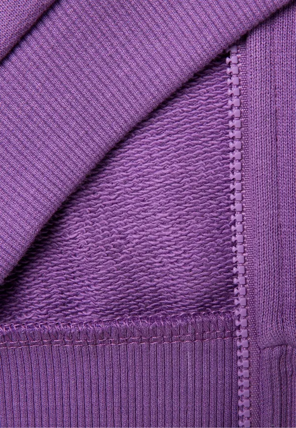 Толстовка на молнии United Colors Of Benetton, фиолетовый — фото 3