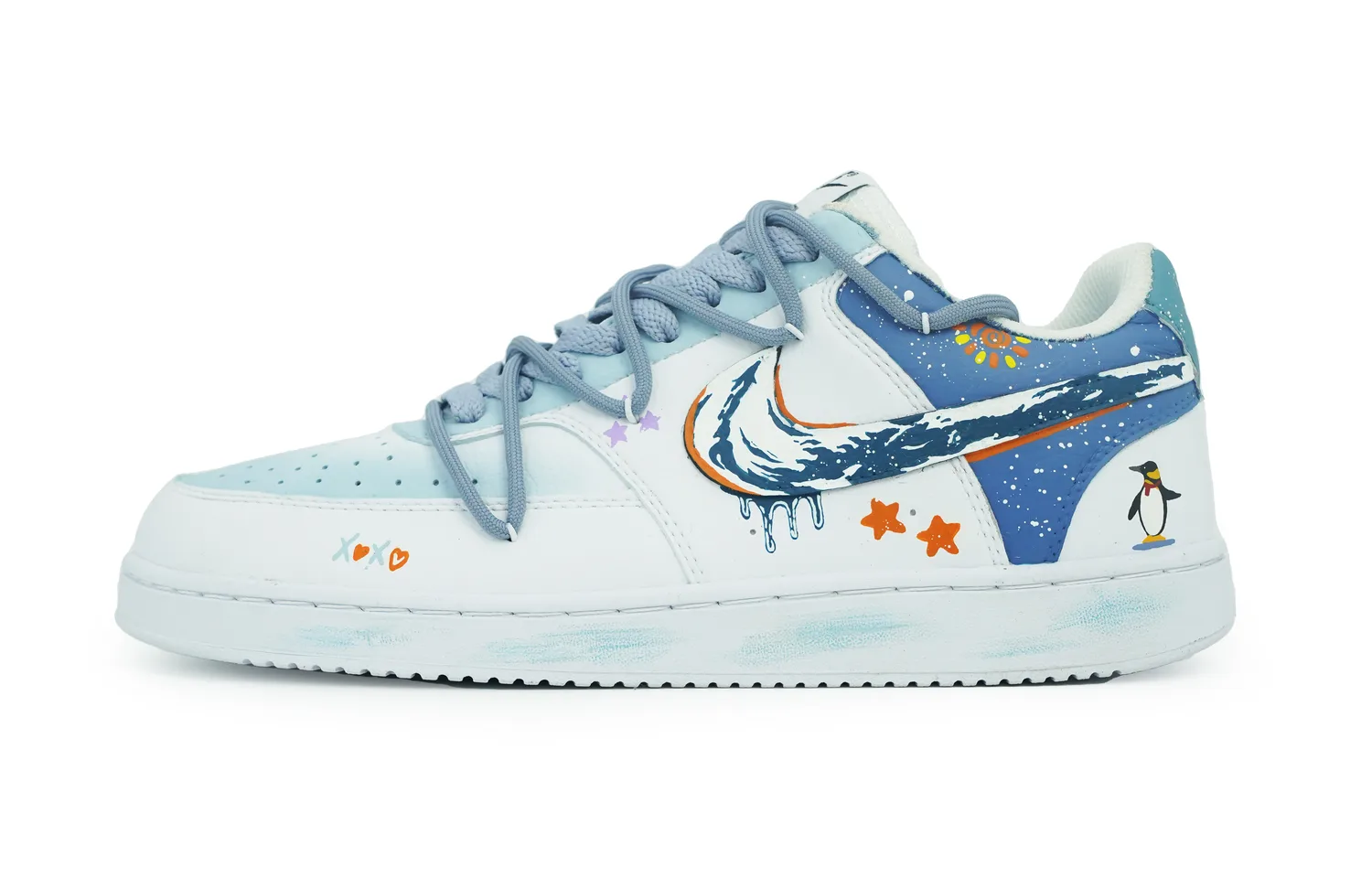 Nike Кроссовки для скейтбординга Court Vision 1 Low top мужские белые