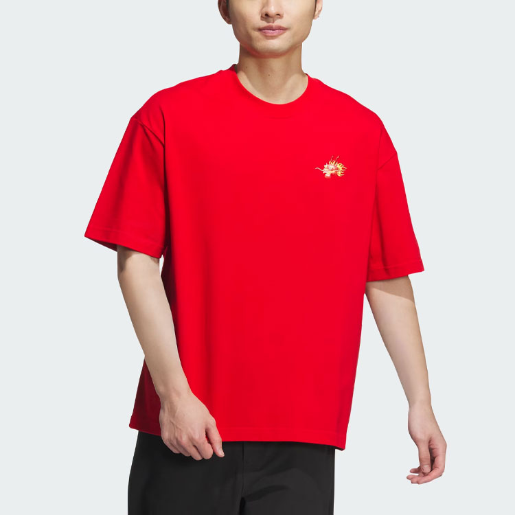 Футболка Adidas Men's Light Scarlet из серии Китайского Нового Года Год Дракона — фото 3