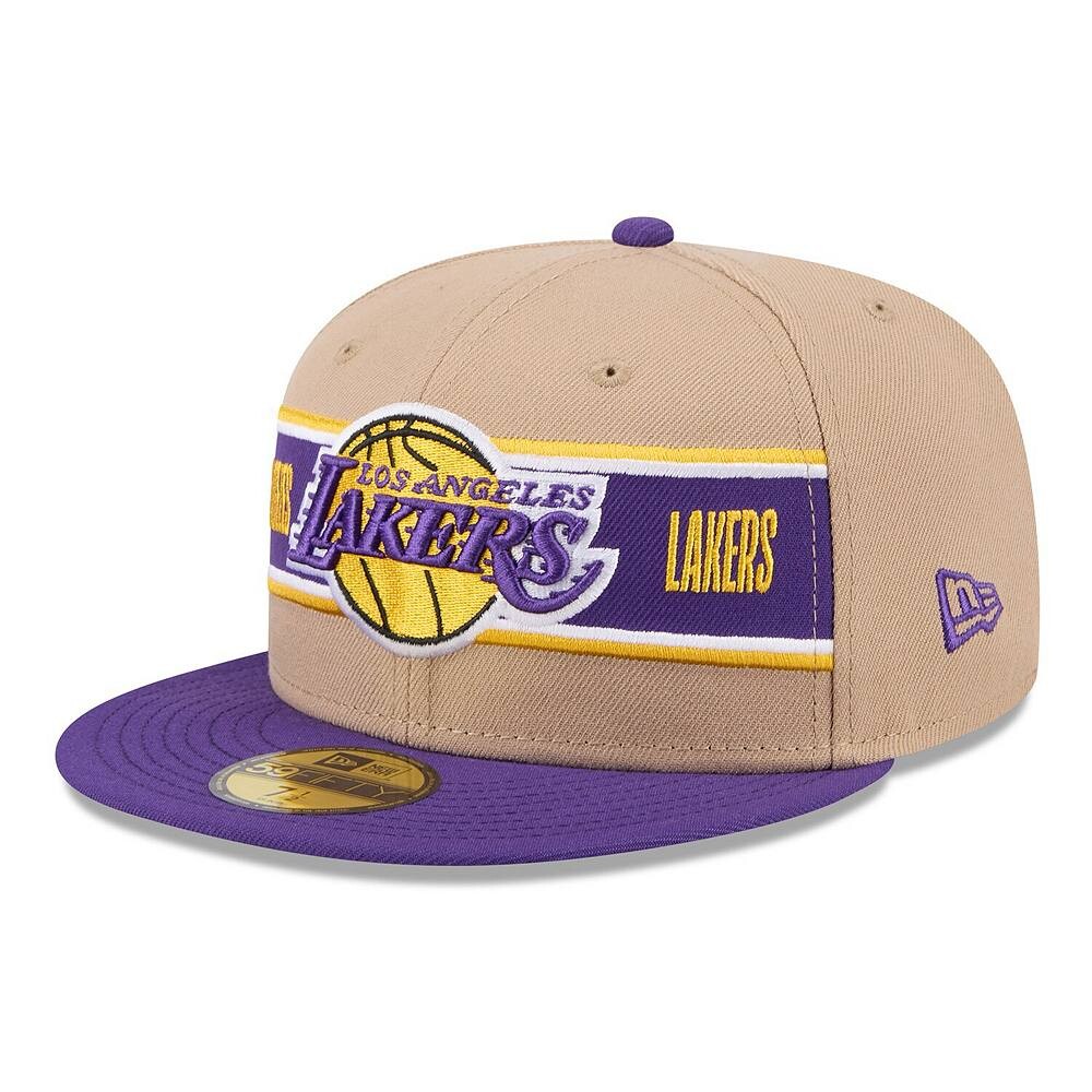 

Мужская облегающая шляпа New Era Tan/Purple Los Angeles Lakers NBA Draft 59FIFTY 2024, цвет Lak Multi