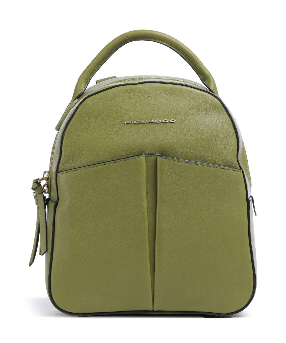 

Рюкзак W134 из зернистой коровьей кожи Piquadro, зеленый