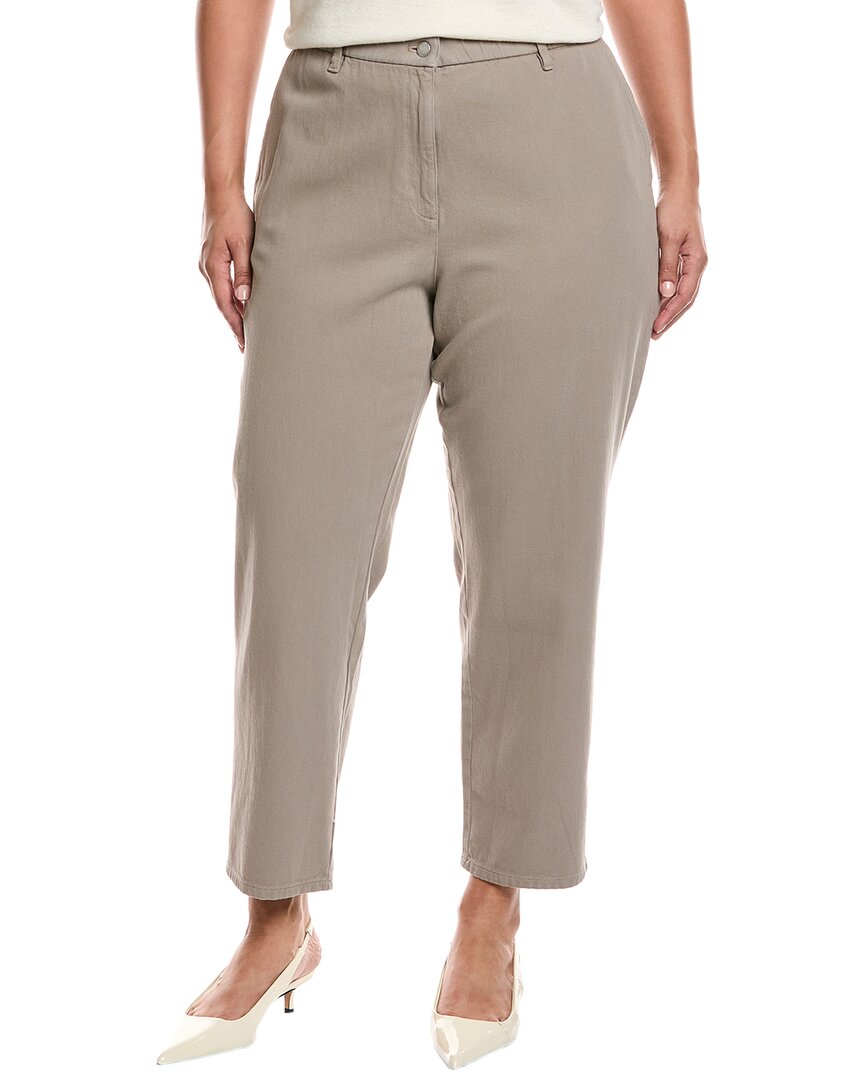 

Эйлин Фишер Плюс зауженные брюки Eileen Fisher, серый