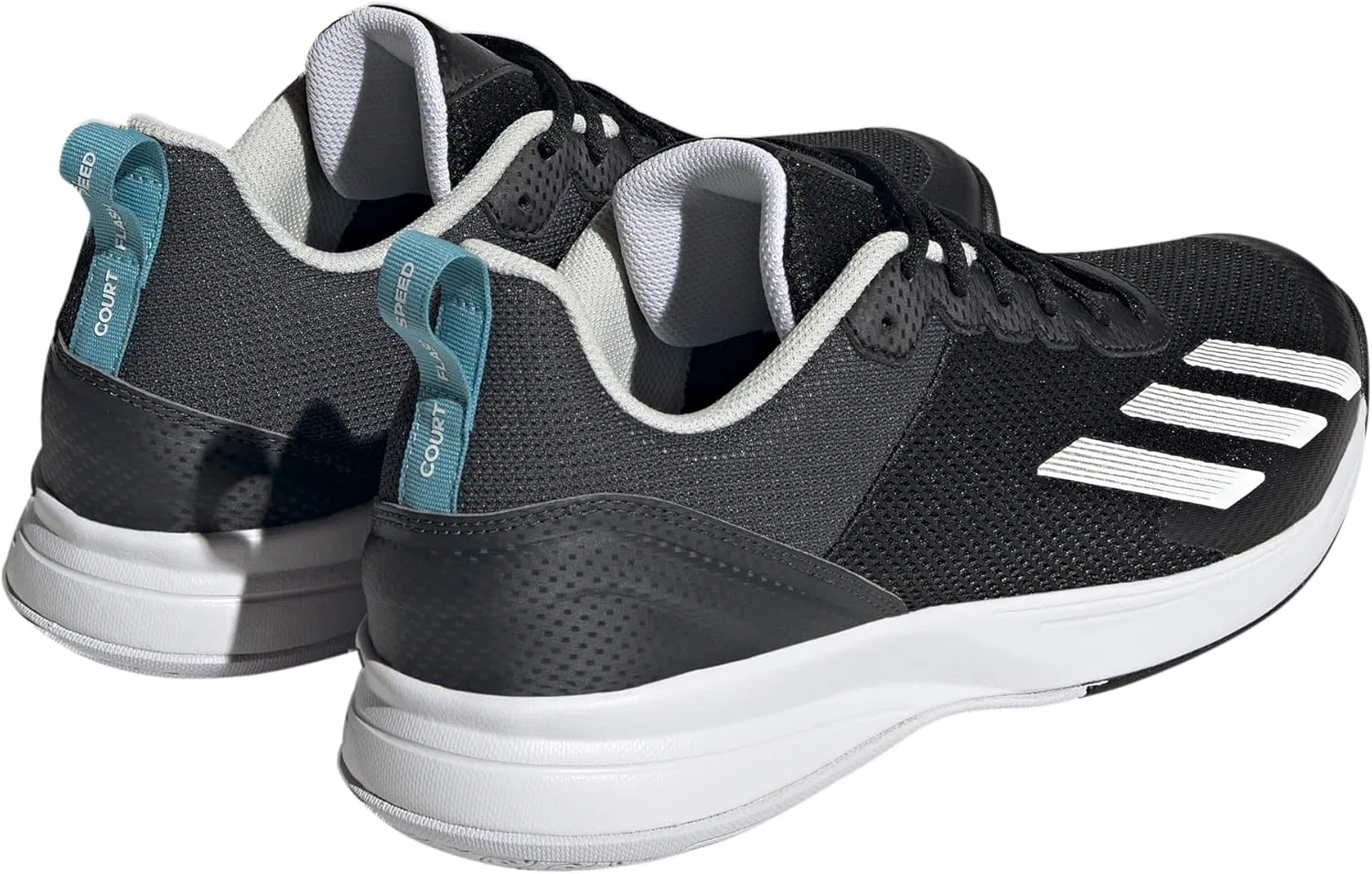 Мужские теннисные кроссовки adidas Courtflash Speed, черный/белый/черный — фото 3