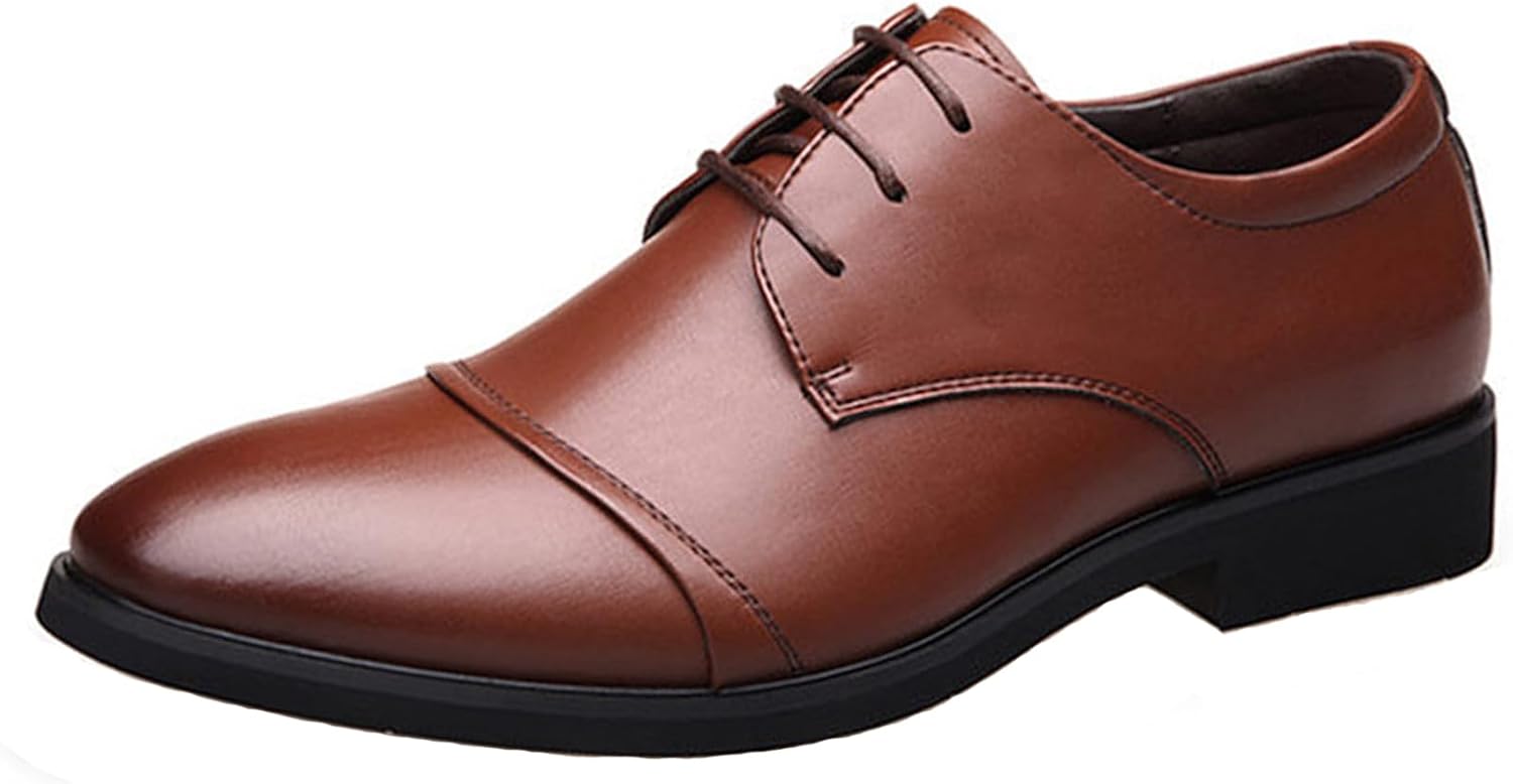 

Мужские классические туфли ADMLZQQ, современные оксфорды без шнурков, формальные, повседневные, для бизнеса, свадьбы и работы, коричневый