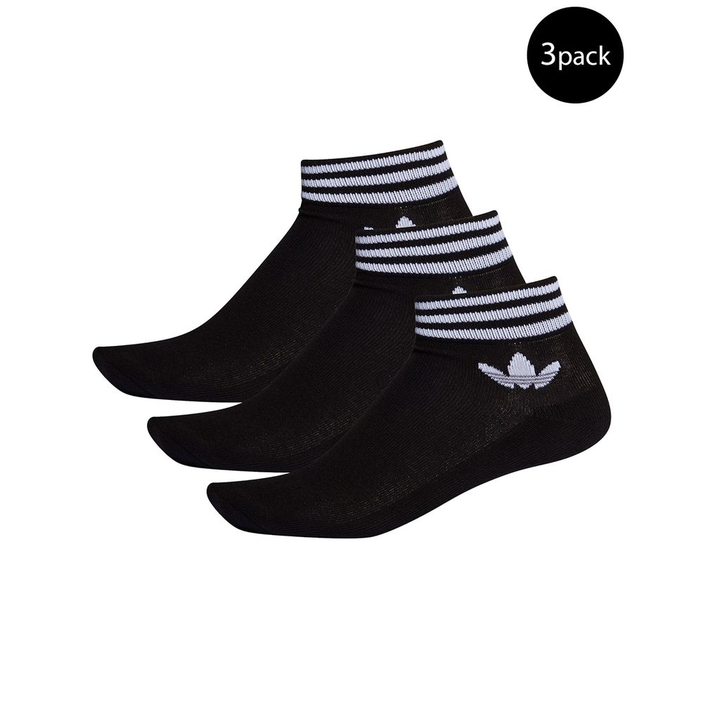 

Черный хлопковый носок Adidas