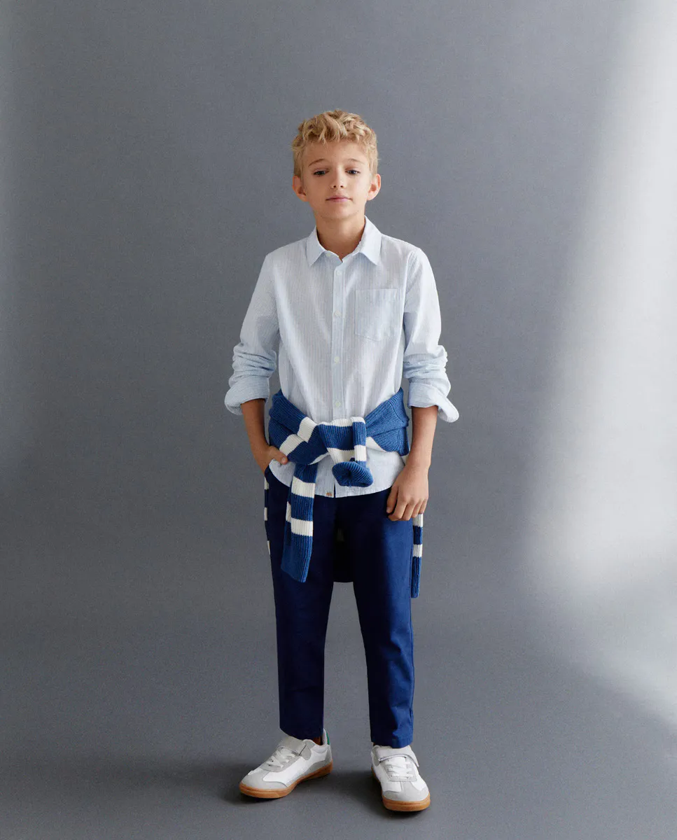 

Рубашка с длинными рукавами для мальчиков Kids El Corte Inglés, синий