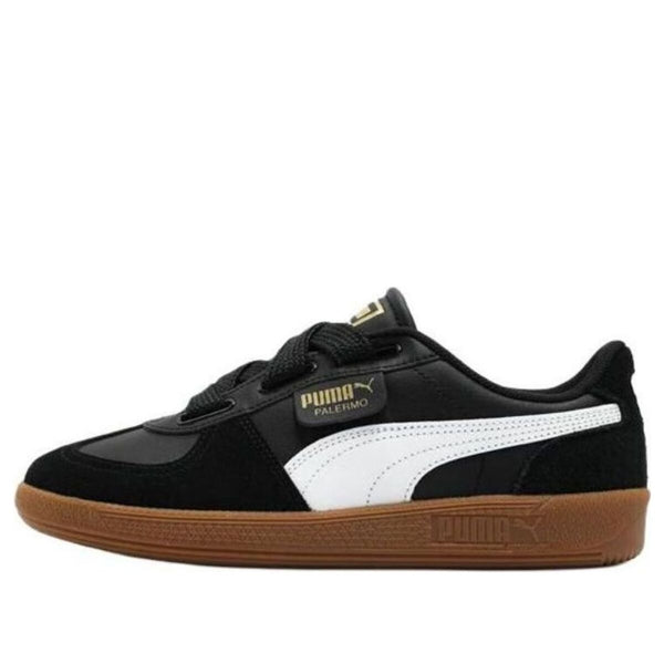Кроссовки palermo wide lace sd 'black white gold' Puma, черный