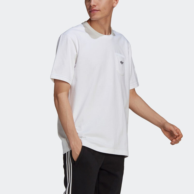 CRAIG & KARL Футболка мужская белая Adidas Originals, белый — фото 3