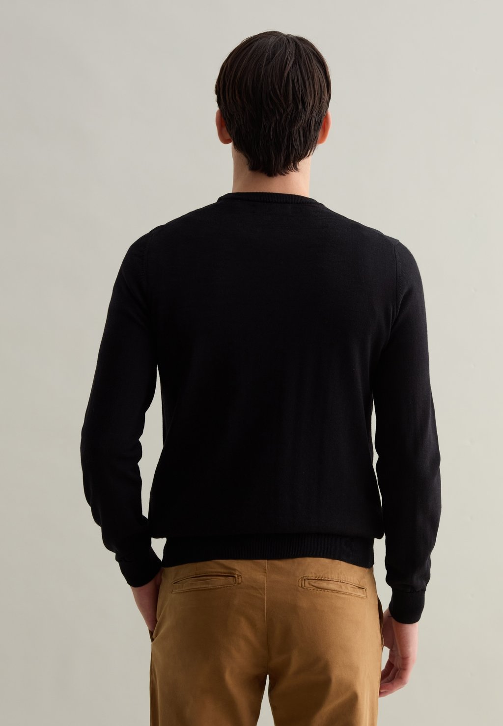 

Джемпер WITH ROUND NECK PIOMBO, черный