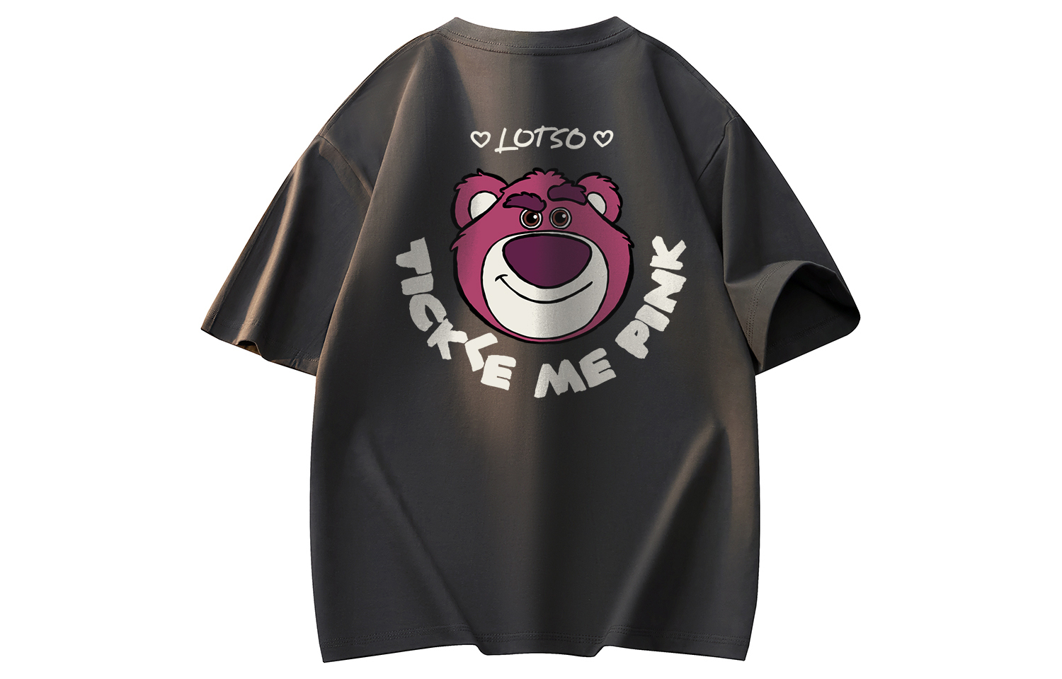 

Футболки унисекс с круглым вырезом, тонкие, плотные Disney, темный серый