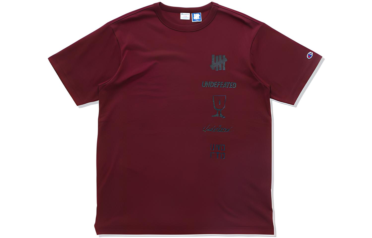 

Футболка X Uactp X Union X Born X Raised X Assc Toy Drive UNDEFEATED, Burgundy