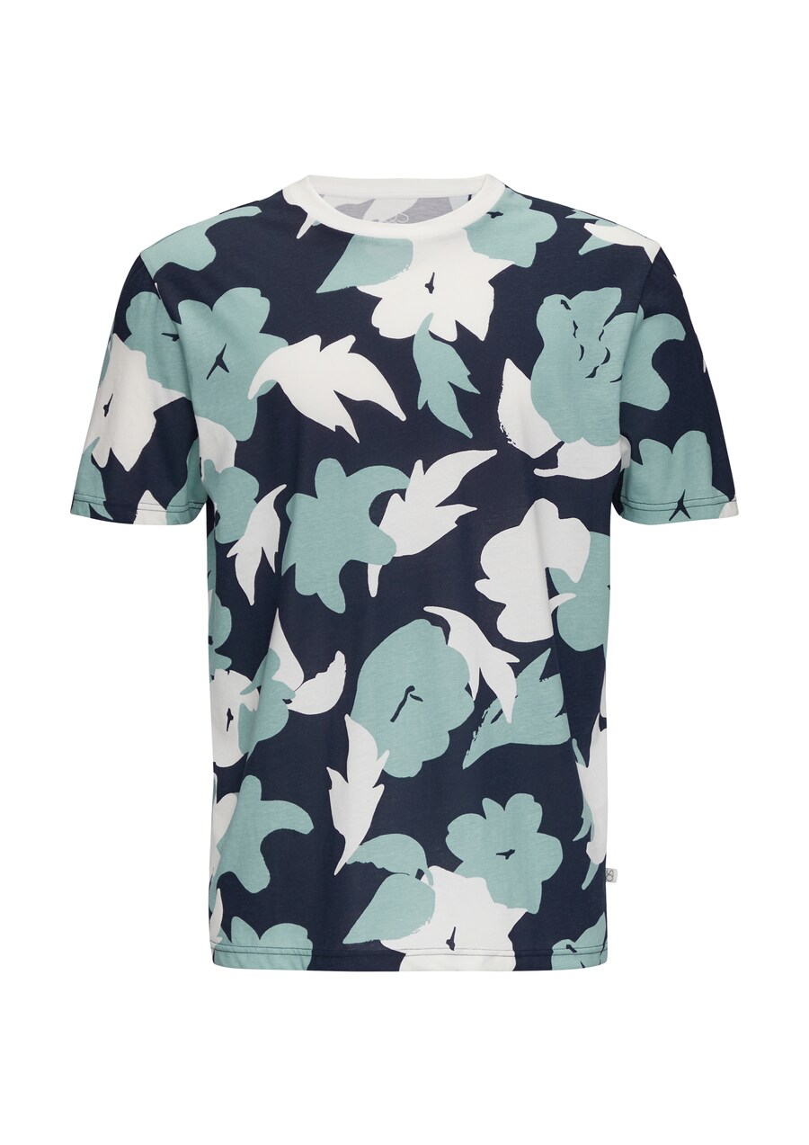 

Классическая футболка QS Shirt, цвет navy/sky blue/white