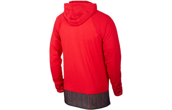 Толстовка Men's Air Jordan Basketball Sports Red, красный — фото 2