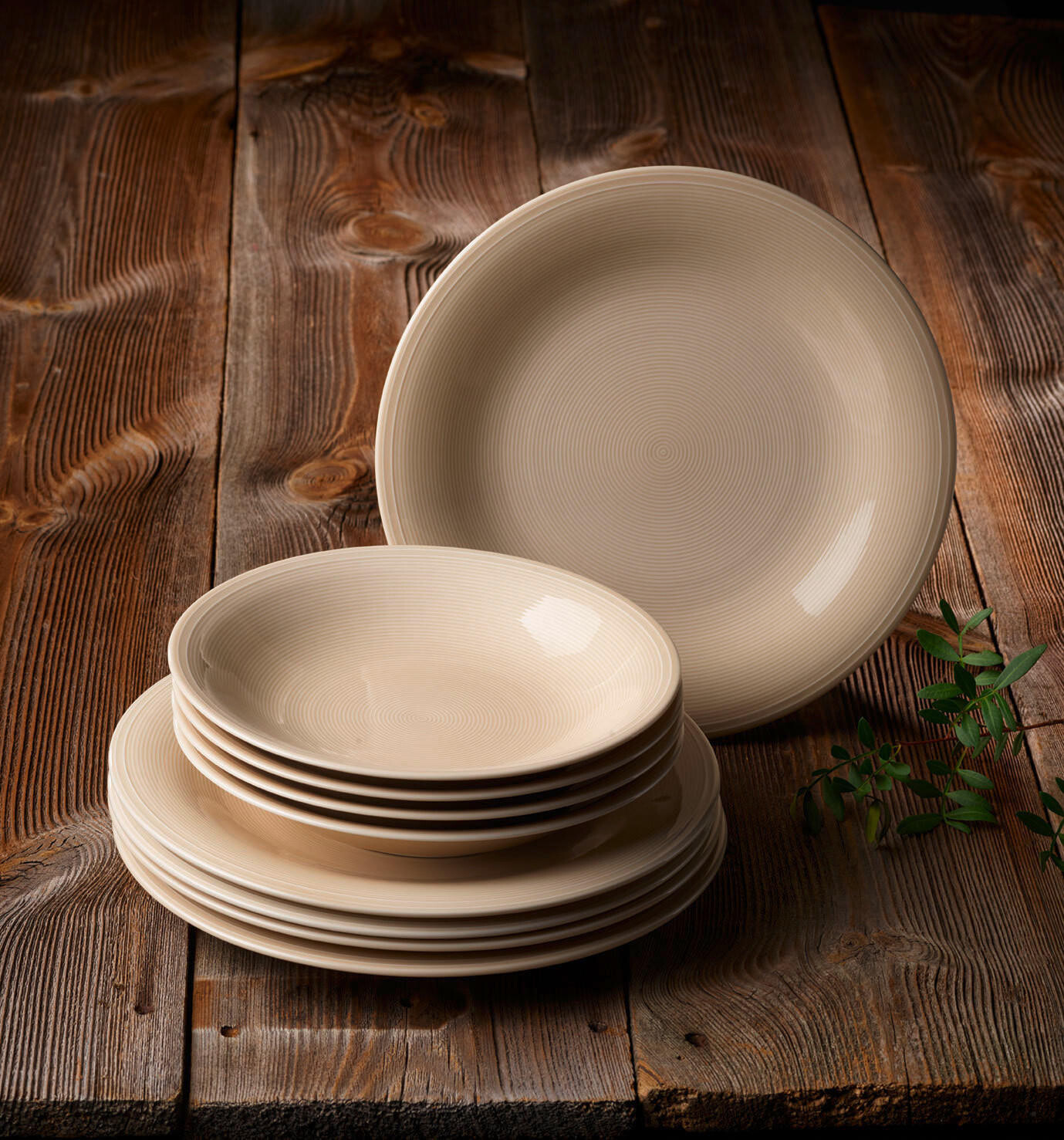 

Настольный сервиз цветная петля 8 предм Villeroy & Boch, бежевый