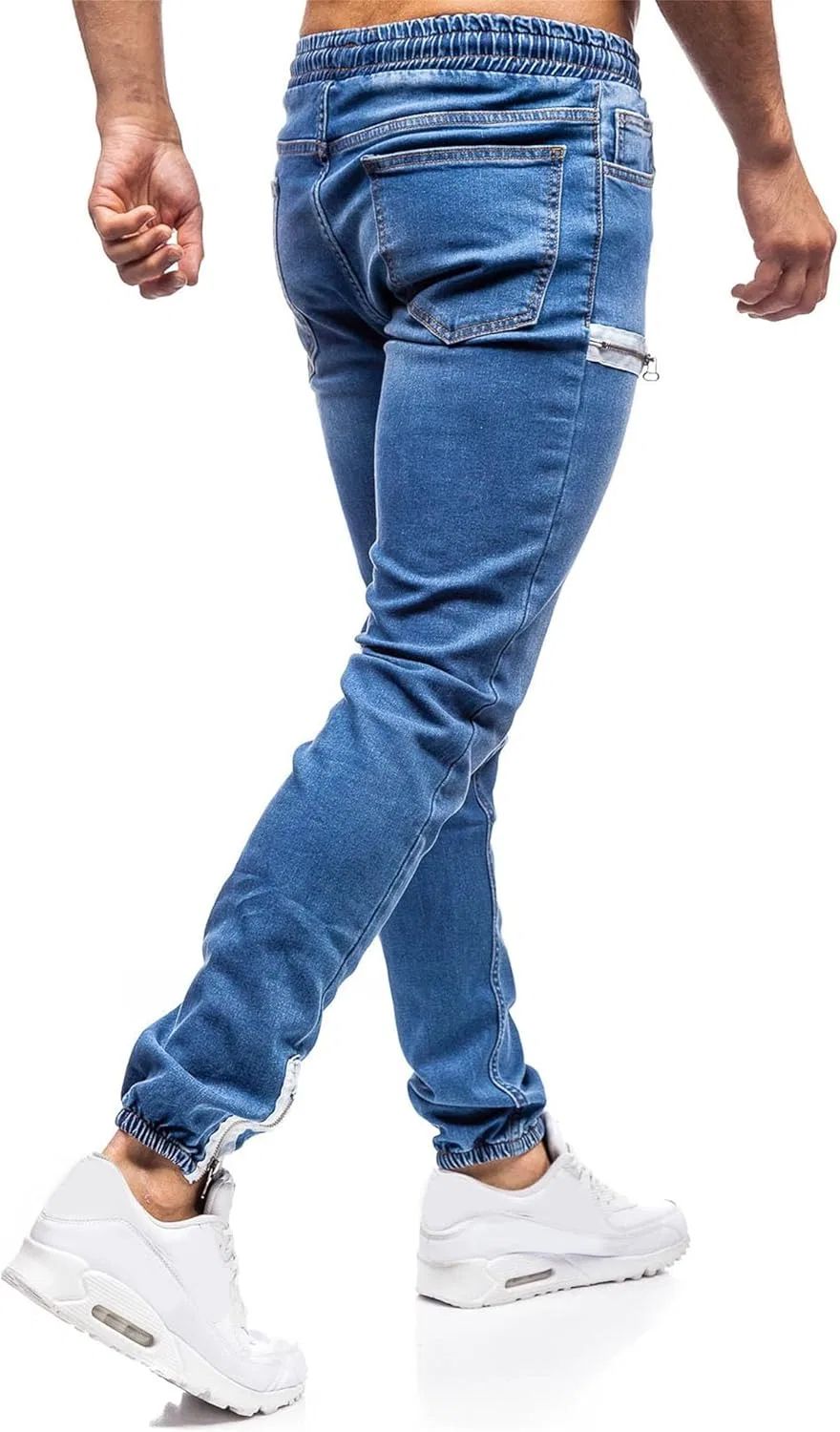 Джинсы Slim Fit, джинсы, синий — фото 4