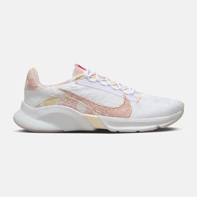 

Женские кроссовки для фитнеса Superrep Go 3 Next Nature Flyknit премиум-класса Nike, белый