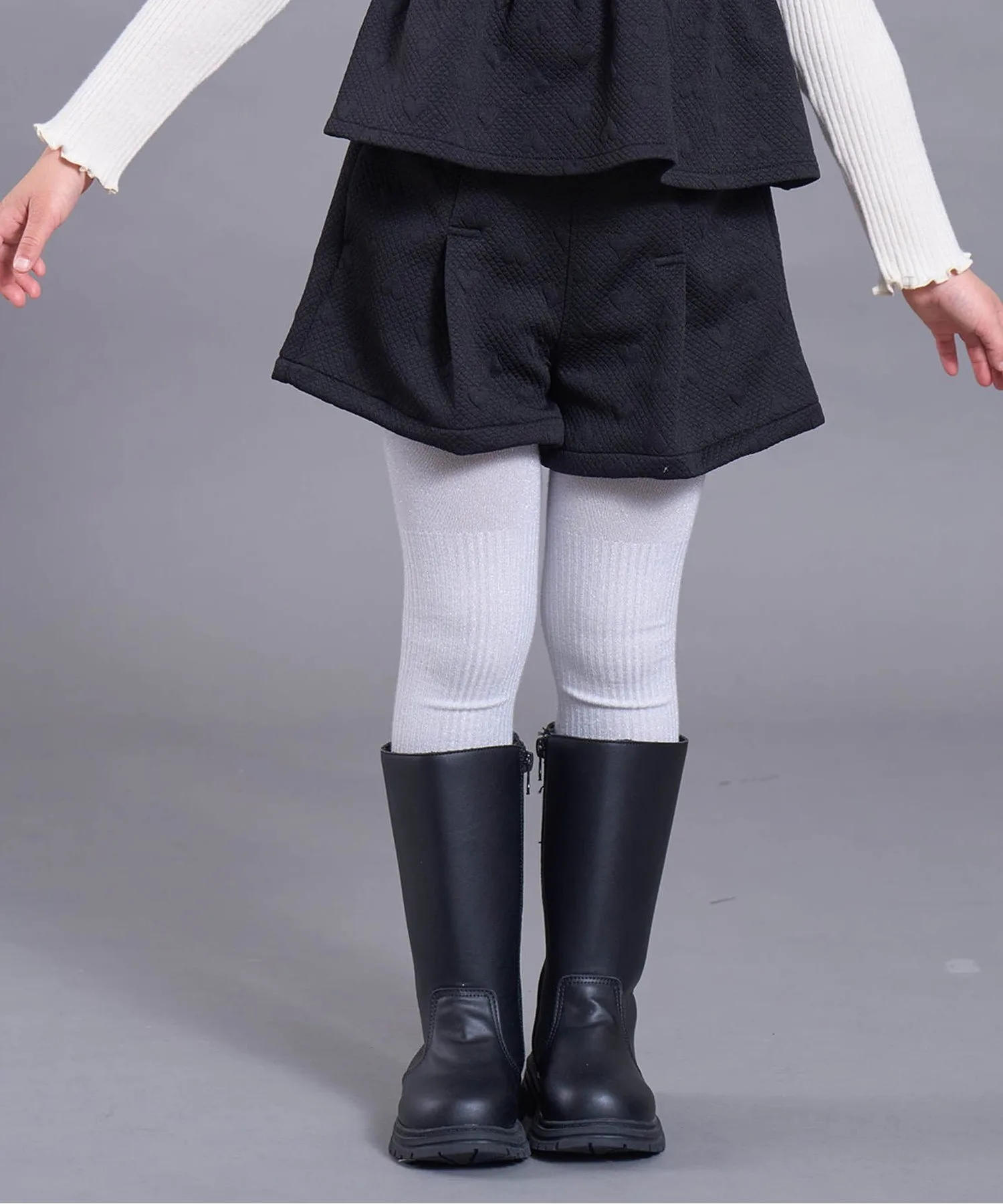 Детские шорты из твида Seraph Funwari Short Pants чёрные