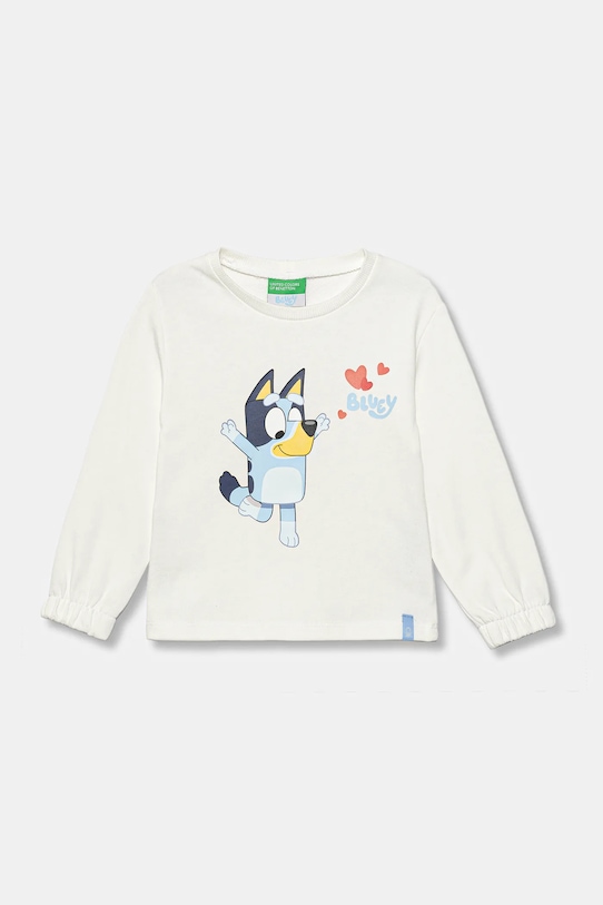 

Детская хлопковая толстовка United Colors Of Benetton, белый