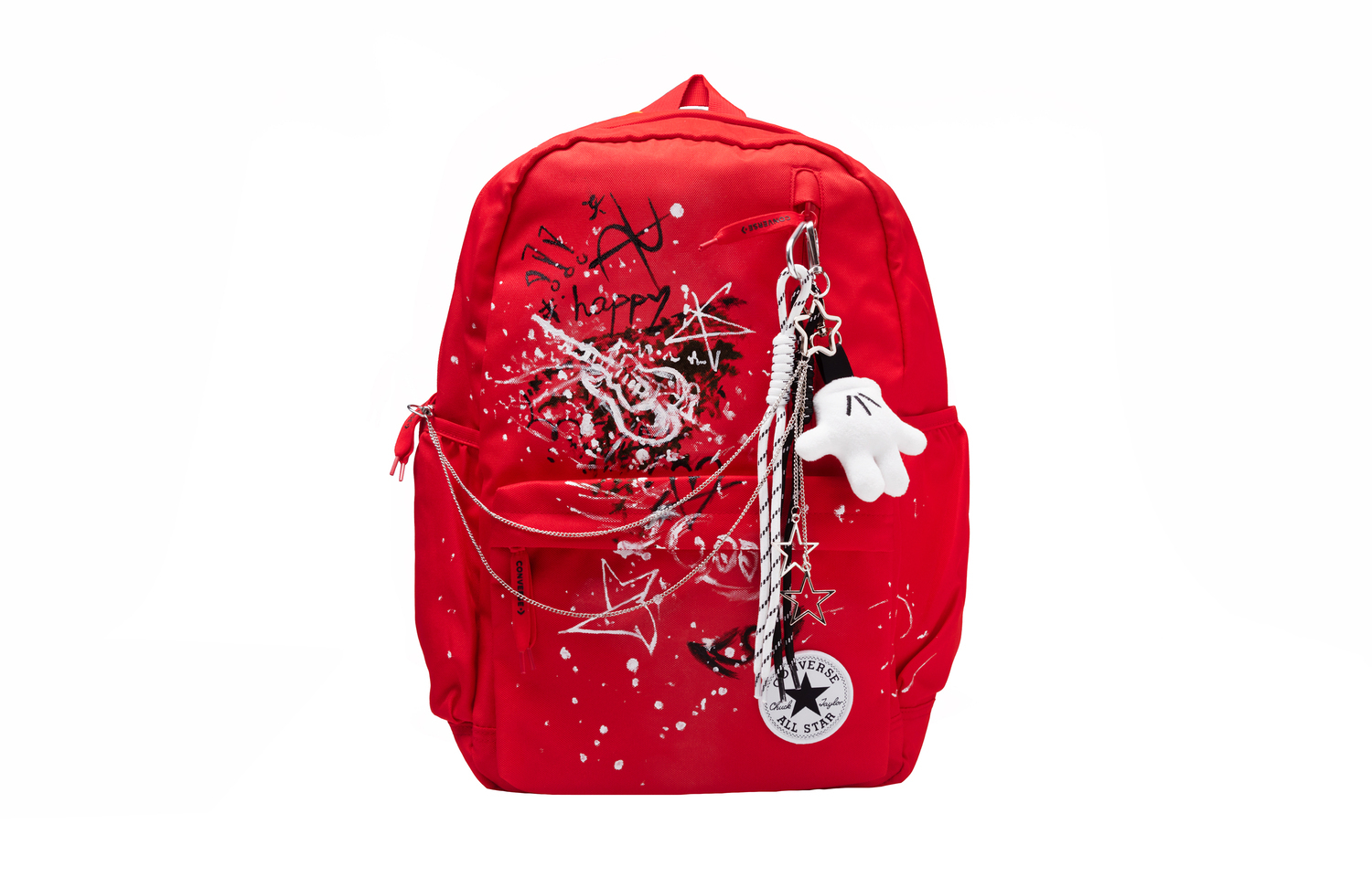 

Converse Полиэстеровый рюкзак средний унисекс красный, Red