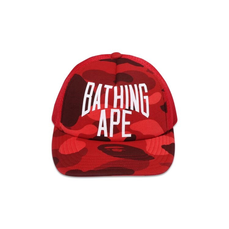 

Бейсболка BAPE Color Camo Nyc Logo Mesh Cap, красный