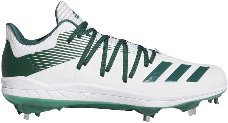 Бейсбольные бутсы для мужчин Adidas Afterburner 6, белый/зеленый — фото 2