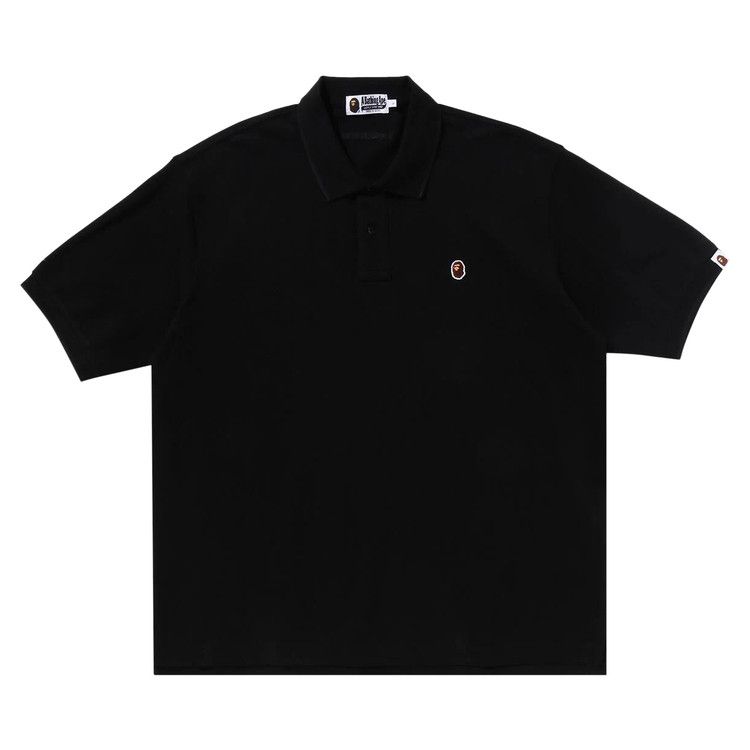 

Поло BAPE Ape Head One Point Polo, Black