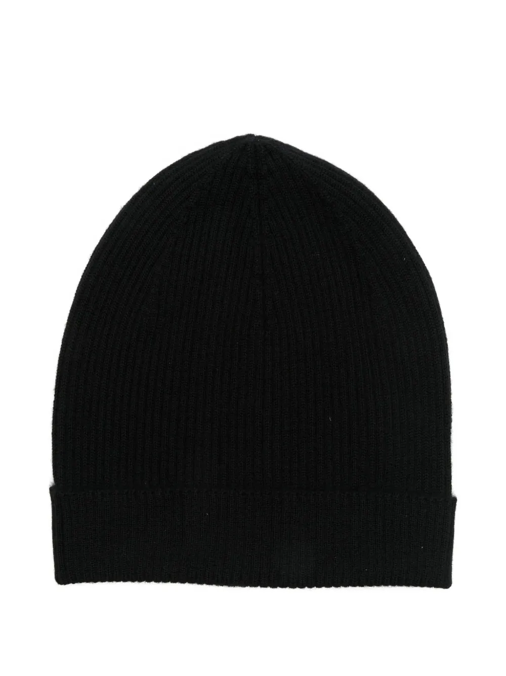 

Ребристая кашемировая шапка Rick Owens, черный