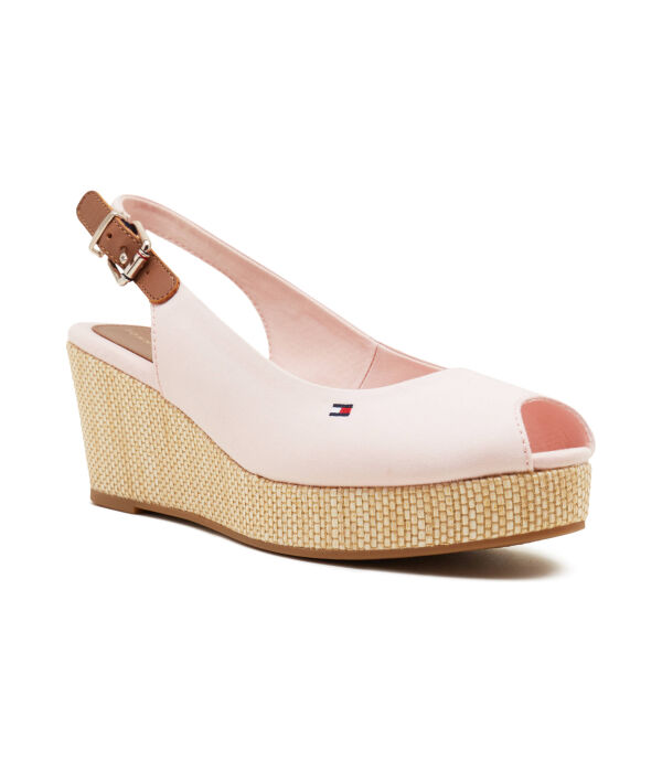 Культовые туфли на платформе Elba Sling Tommy Hilfiger, коричневый