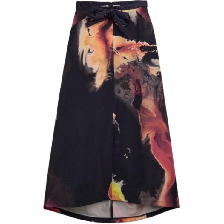 

Юбка длинная Y 3 с абстрактным принтом Y-3, мультиколор