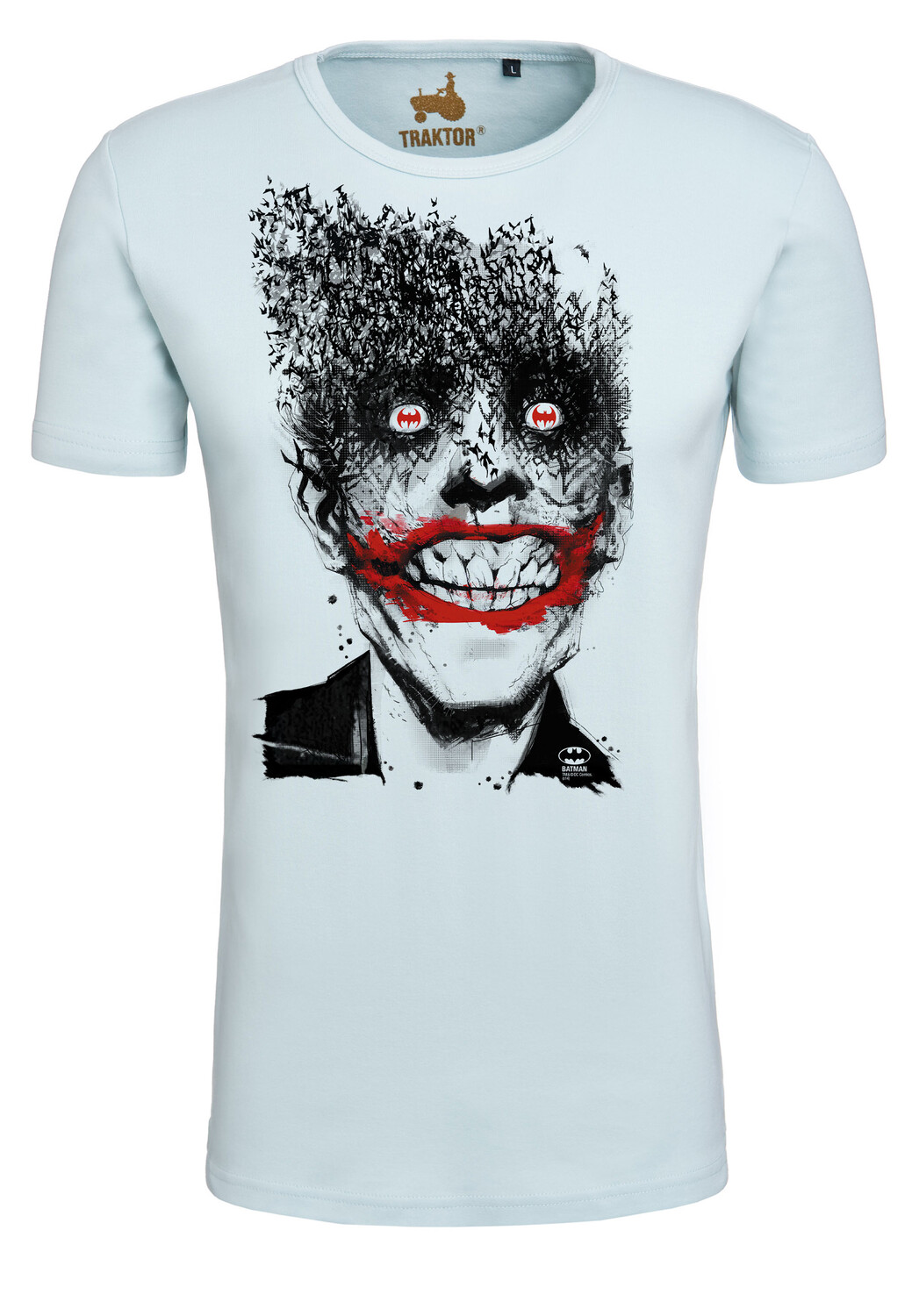 

Футболка Logoshirt Batman Joker Bats, светло-синий