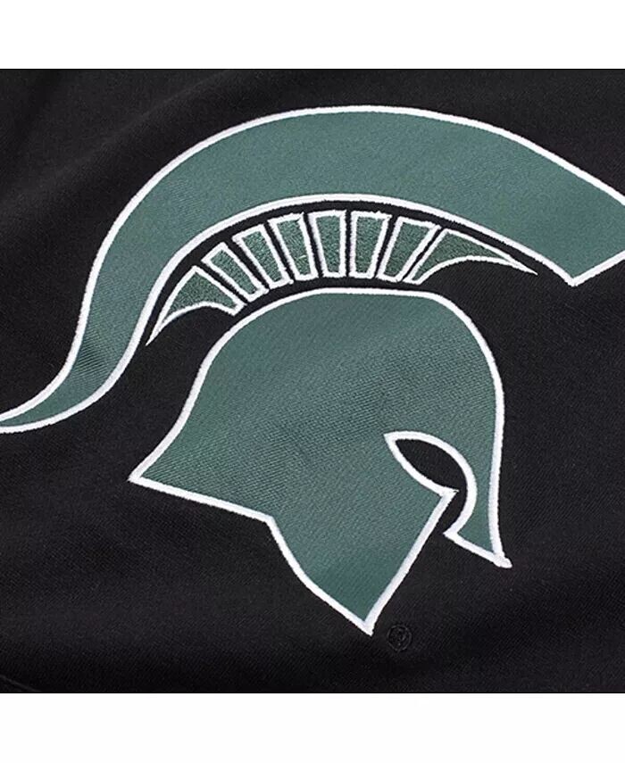 Пуловер с капюшоном и большим логотипом Big Boys Michigan State Spartans Stadium Athletic, серый — фото 3