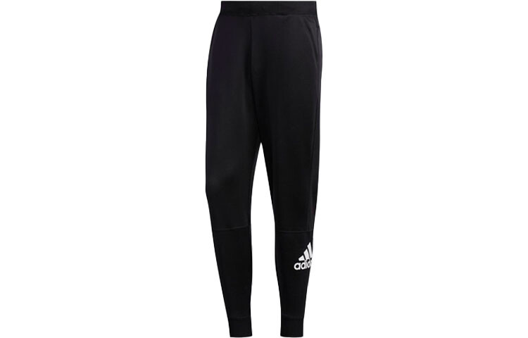 

Трикотажные спортивные штаны мужские черные Adidas, черный