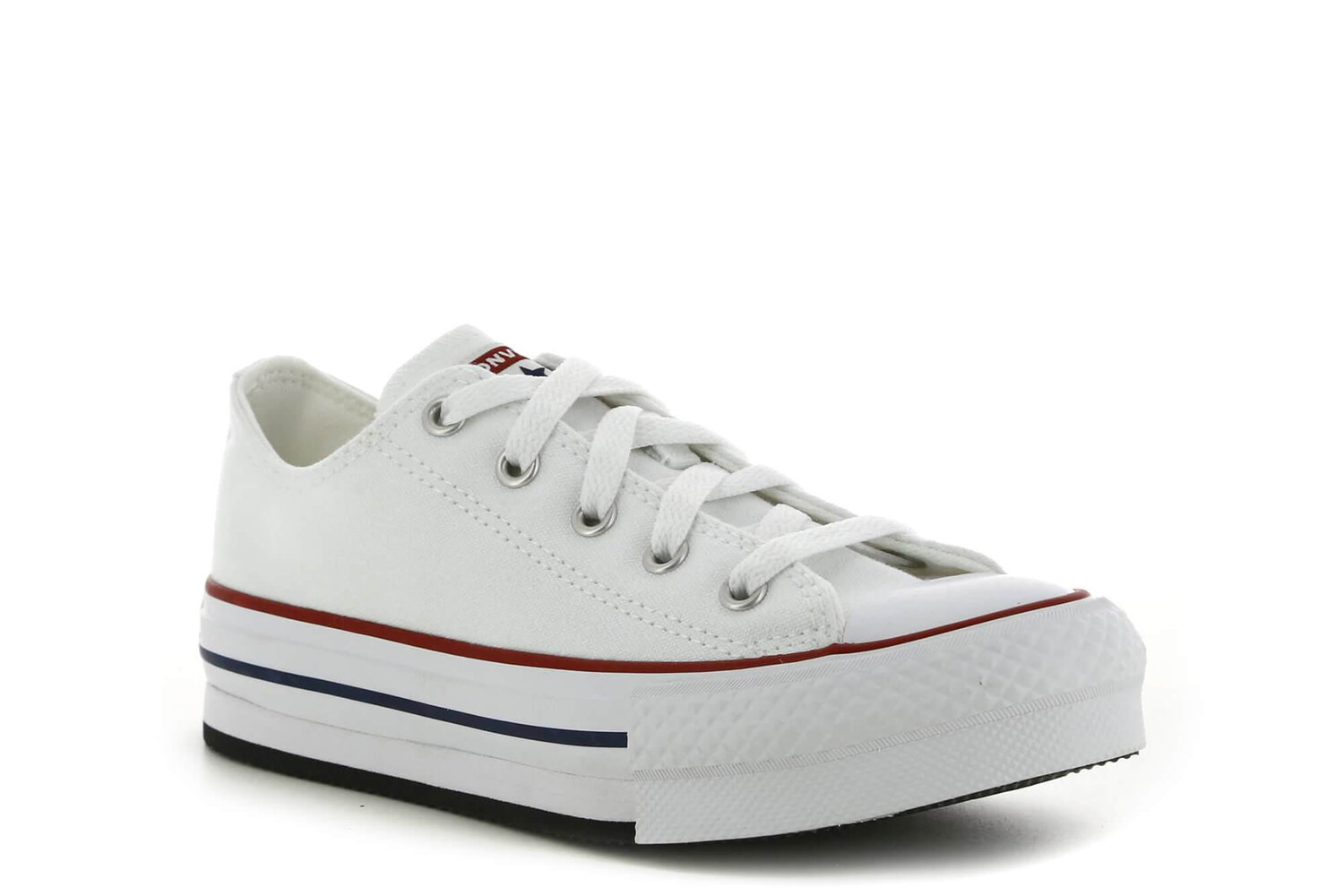 Кроссовки на шнуровке 272858c/102 белый гранатовый темно-синий Converse, белый — фото 2
