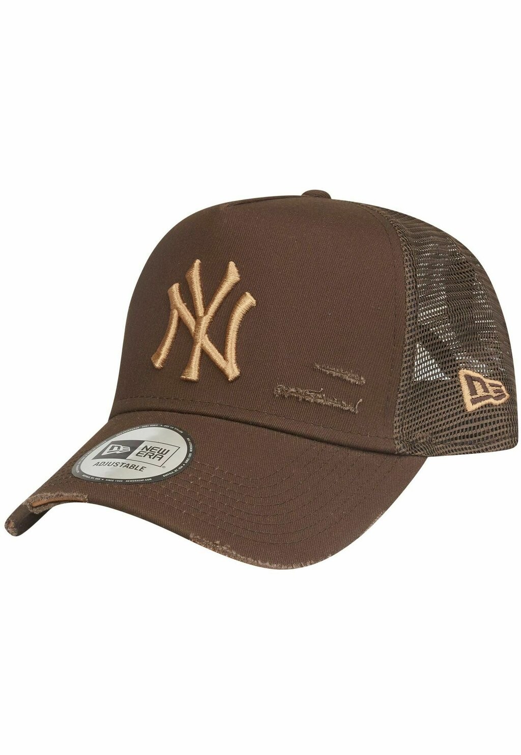 

Бейсболка TRUCKER DISTRESSED NEW YORK YANKEES New Era, цвет brown