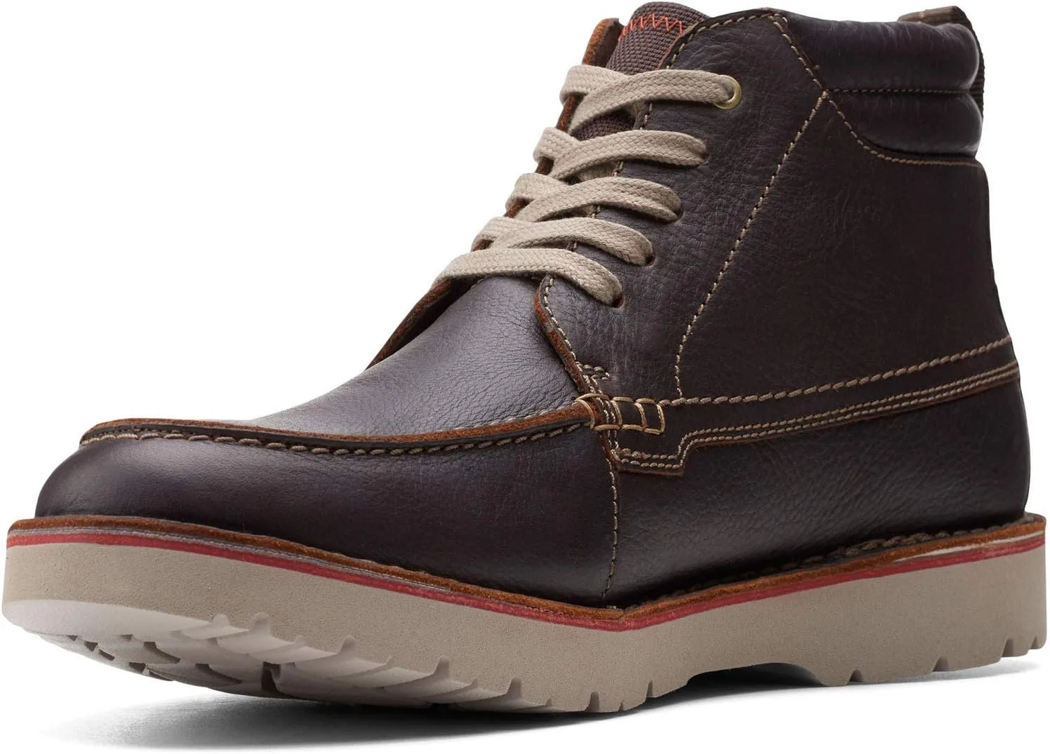 Мужские лоферы Clarks Vargo Moc - черная кожа - размер 11,5 (широкий)