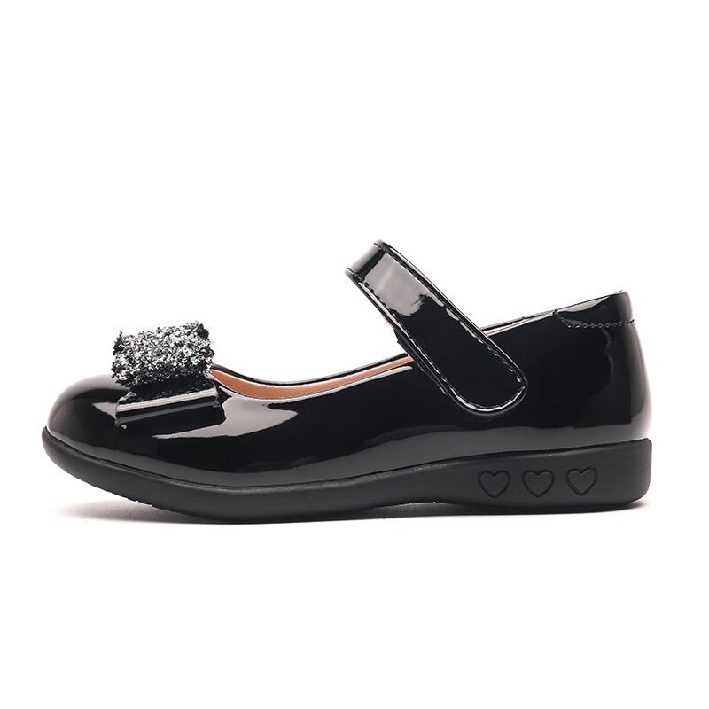 

Детские кожаные туфли Kids Low-top Black Purr Than Babe, черный