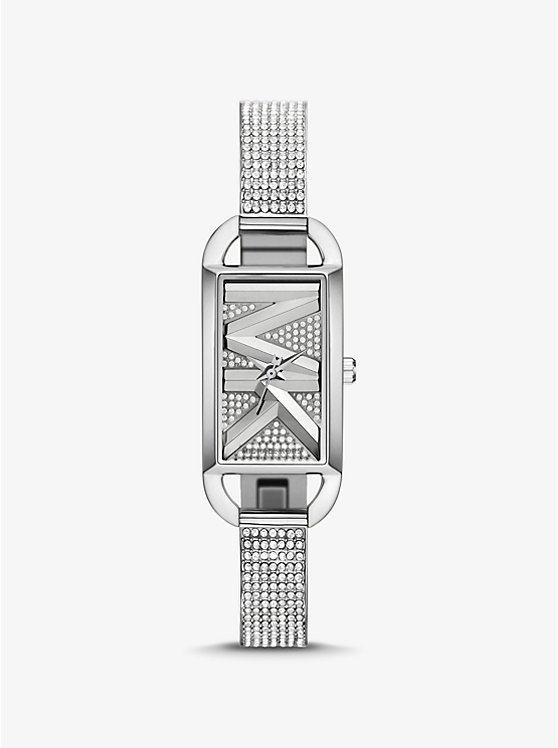 

Часы Mini Empire с серебристым браслетом с паве Michael Kors, серебряный
