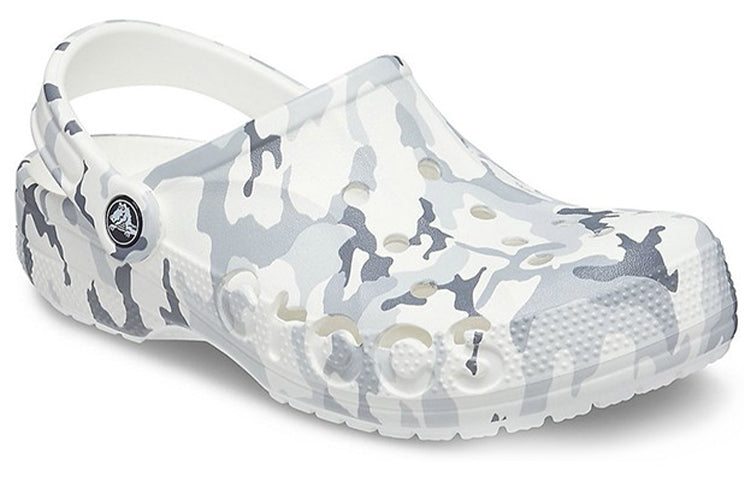 Сандалии Crocs Unisex Bayaband Sandals - White Camo 'Gray White', серый — фото 4