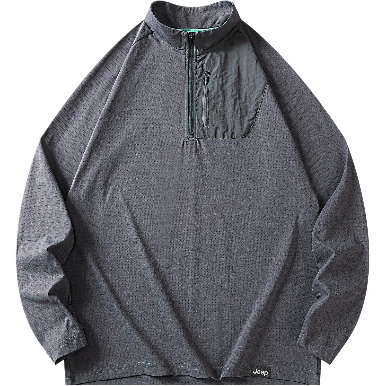 

Свитшот мужской с круглым вырезом Moderate Regular Jeep, army зеленый