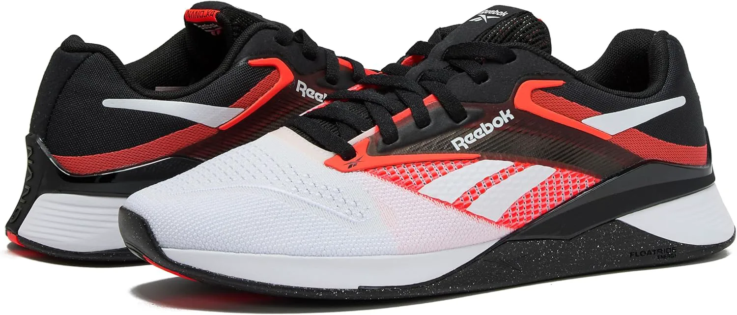 Мужские кроссовки Reebok Nano X4, для кросс-тренинга и занятий в спортзале, черный/белый/оранжевый — фото 3