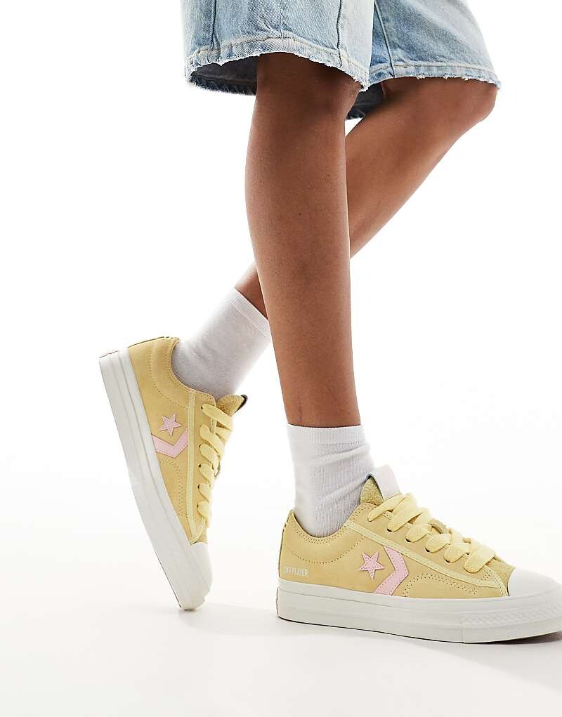 

Желтые кроссовки Converse Star Player 76 Ox, Желтый, Желтые кроссовки Converse Star Player 76 Ox