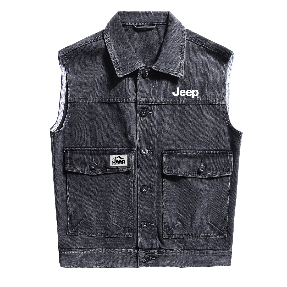 

Жилет Garden Mori унисекс Jeep, цвет Black Gray