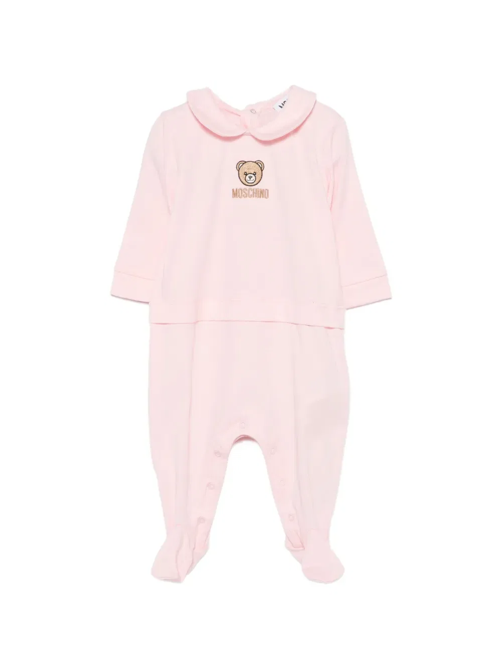 Комбинезон с вышивкой "Тедди" Moschino Kids, розовый