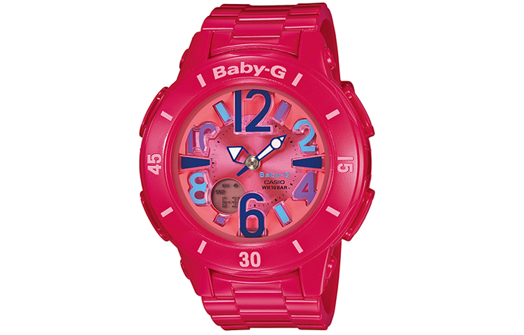 

CASIO Часы Women's BABY-G Pink Watch BGA-171-4B1, Pink Watch Dial
