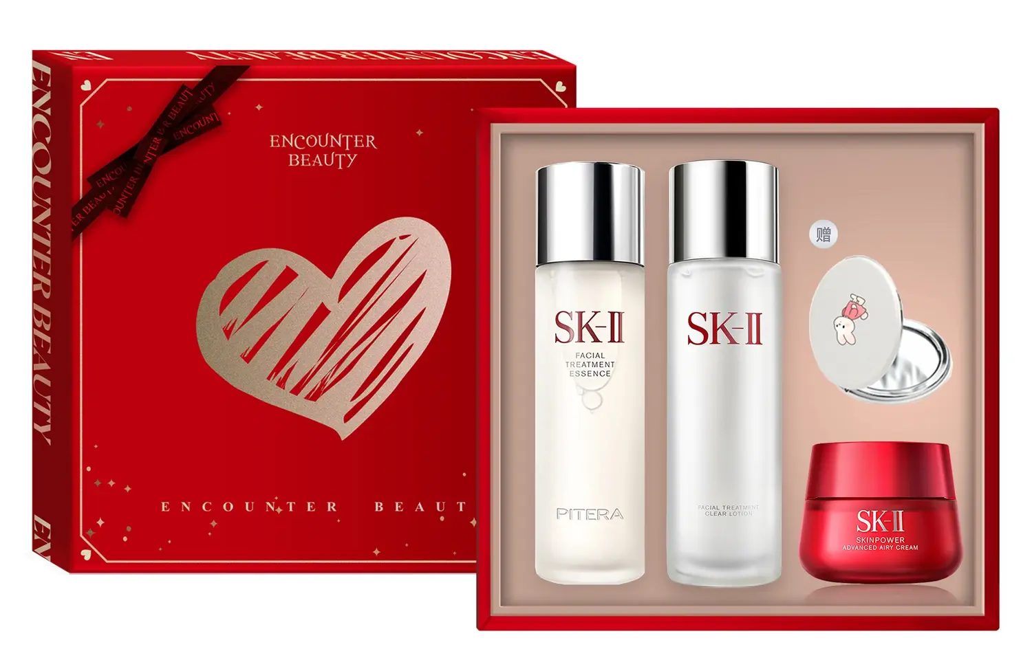 Набор уходовой косметики SK-II: сыворотка Goddess, 230 мл + лосьон, 230 мл + крем, 80 г + шоппер — фото 4