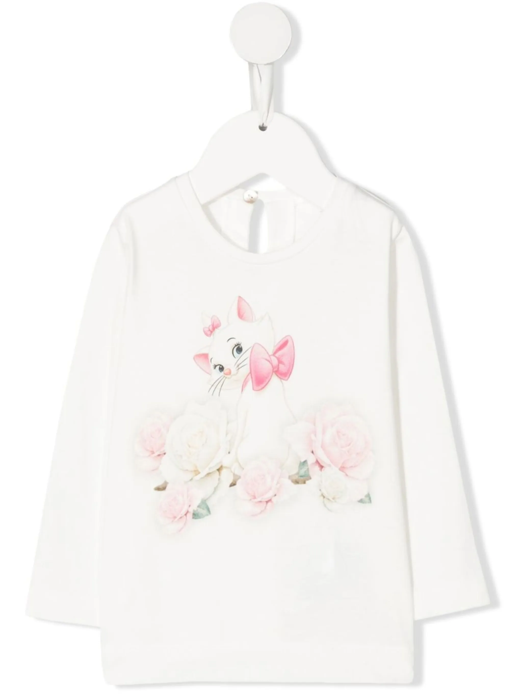 

Футболка с принтом Maria Monnalisa, белый