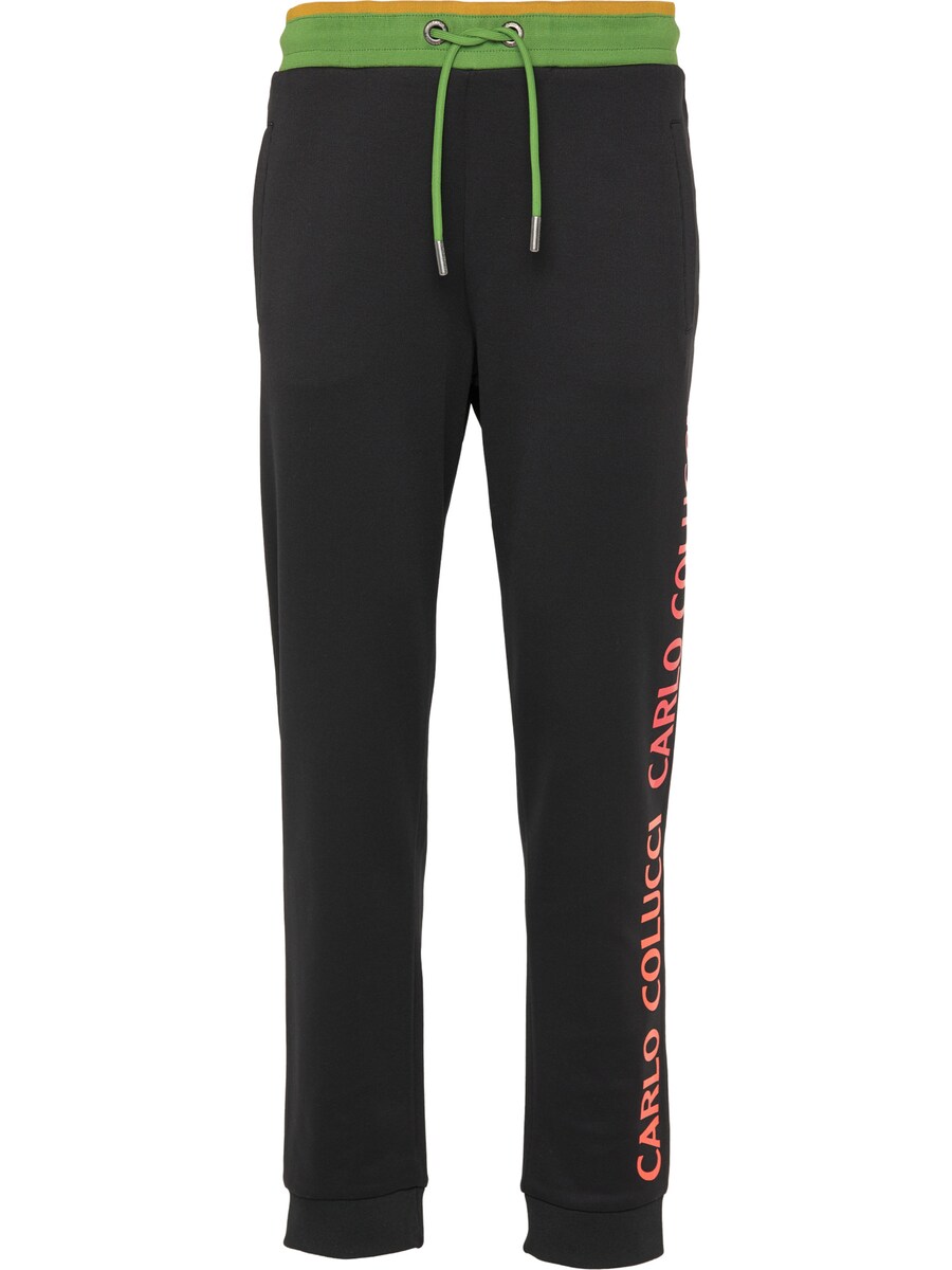 

Тканевые брюки Carlo Colucci Tapered Pants Carlotto, черный