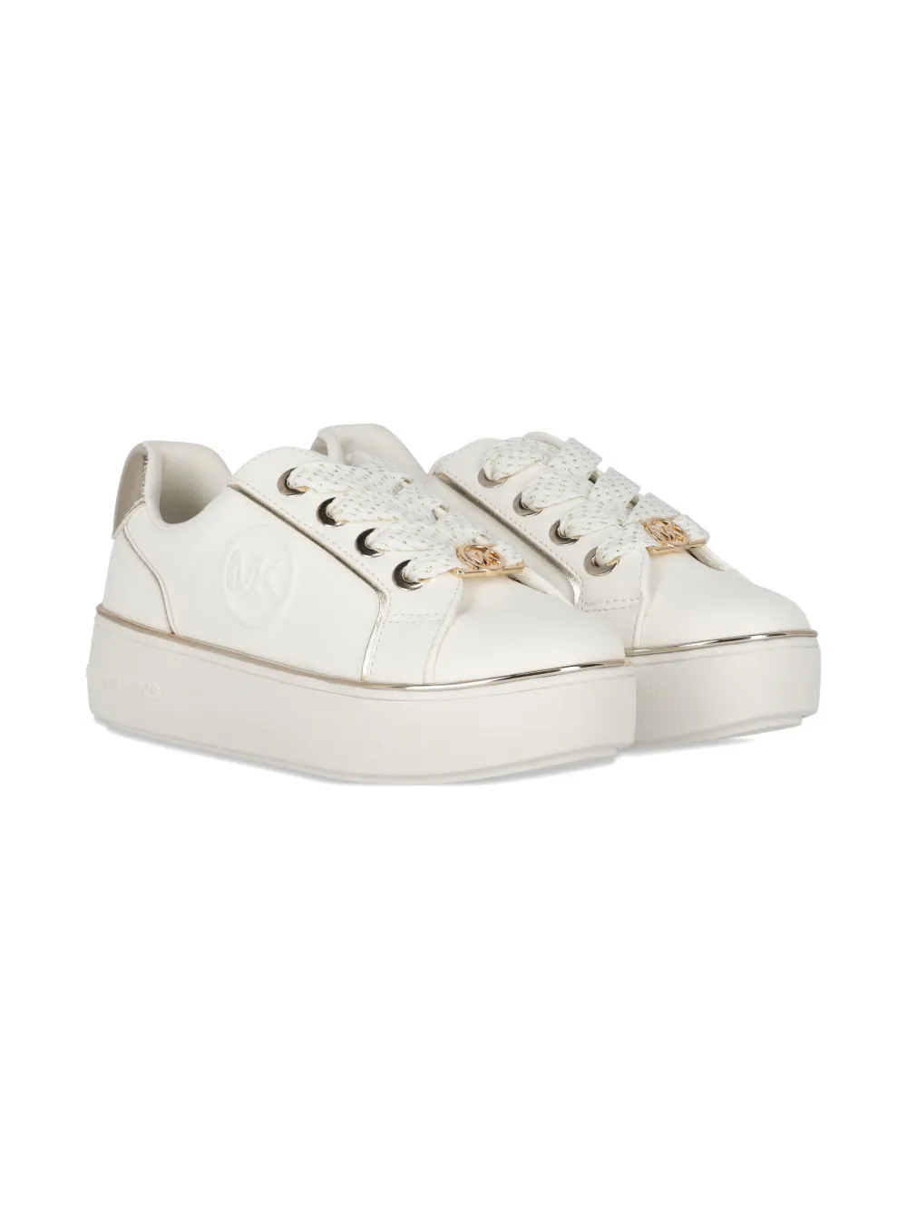 

Кроссовки на платформе с логотипом Michael Kors Kids, белый