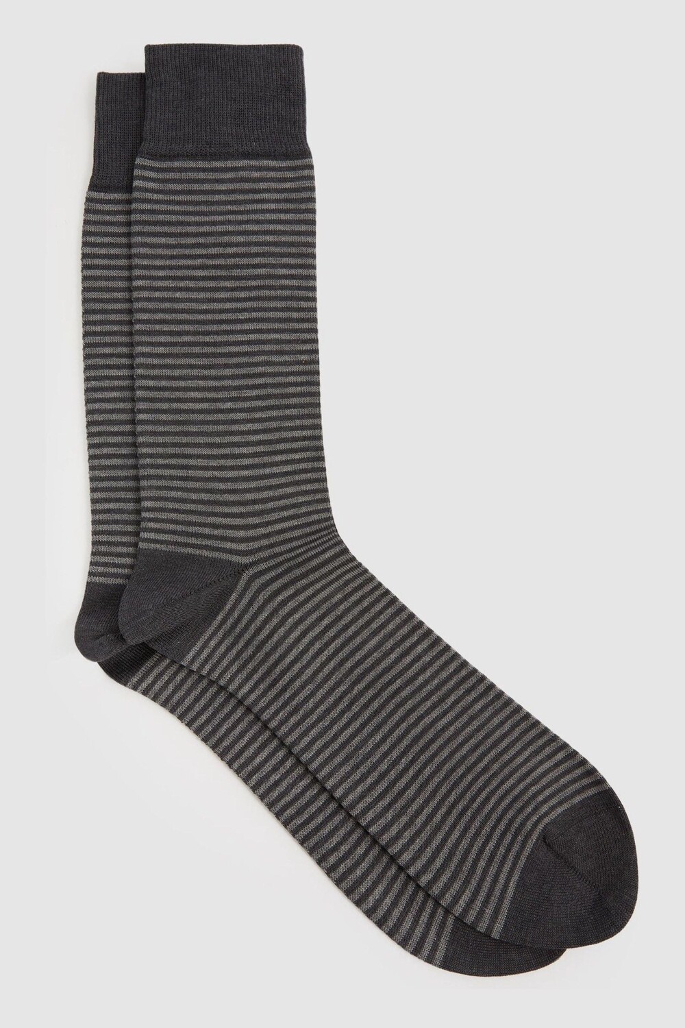 

Полосатые носки Mario stripe Reiss, серый